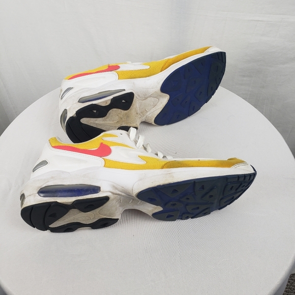 Nike Air Max 2 Light Yellow and White Running Athletic Shoes Sz 11 - Picture 6 of 6